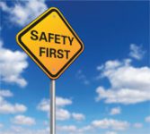 Safety First Sign